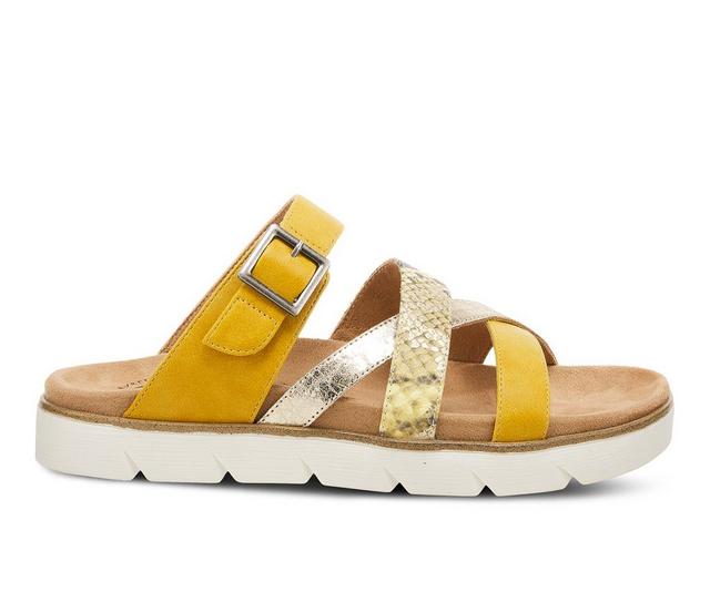 Women's SPRING STEP Fianna Sandals in Mustard Multi color