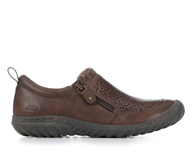 Women's JBU Amber Vegan Winter Shoes in Dark Brown color