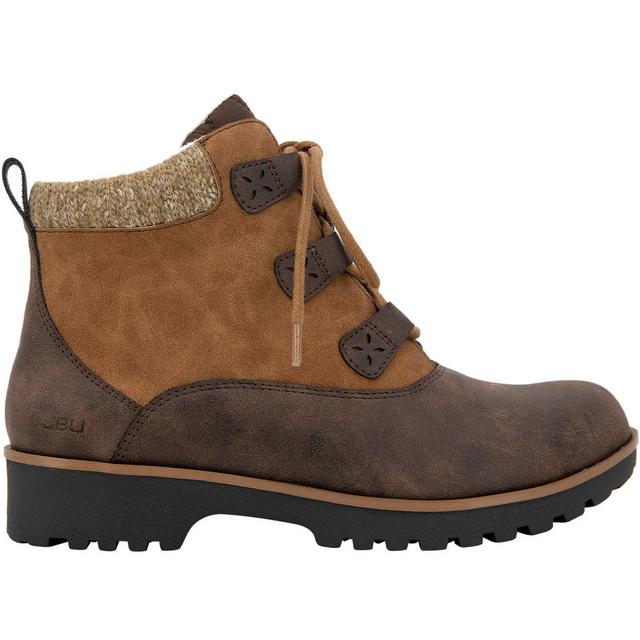 Women's JBU Amber Vegan Winter Shoes in Brown color