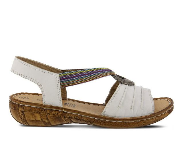 Women's SPRING STEP Karmel Sandals in White color