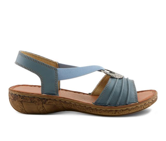 Women's SPRING STEP Karmel Sandals in Denim Blue color