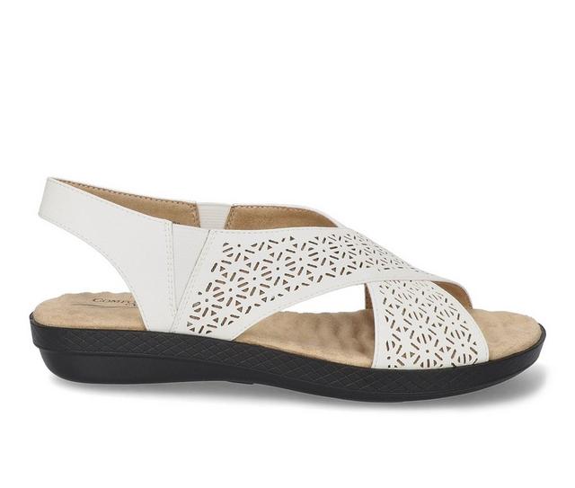 Women's Easy Street Claudia Sandals in White color