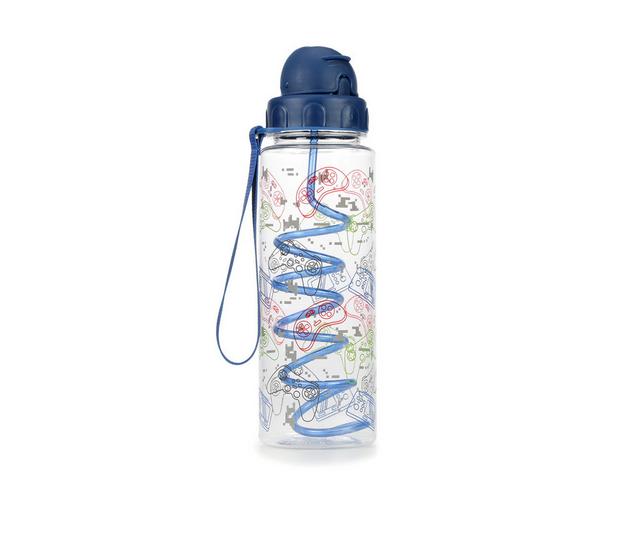 Capelli New York Flip Top Water Bottle in Navy Gamer color