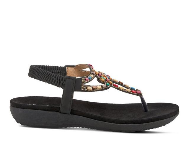 Women's Patrizia Crema Thong Sandals in Black color
