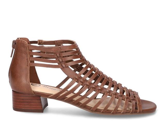 Women's Bella Vita Holden Dress Sandals in Camel Leather color