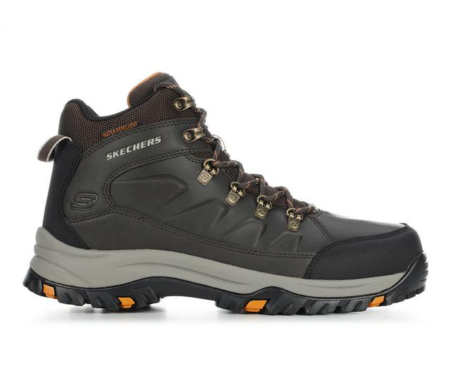 Men's Skechers 204642 Relment-Daggett Hiking Boots in Chocolate color