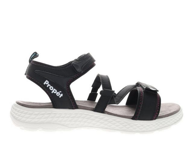 Women's Propet TravelActiv XC Water-Ready Sandals in Black color