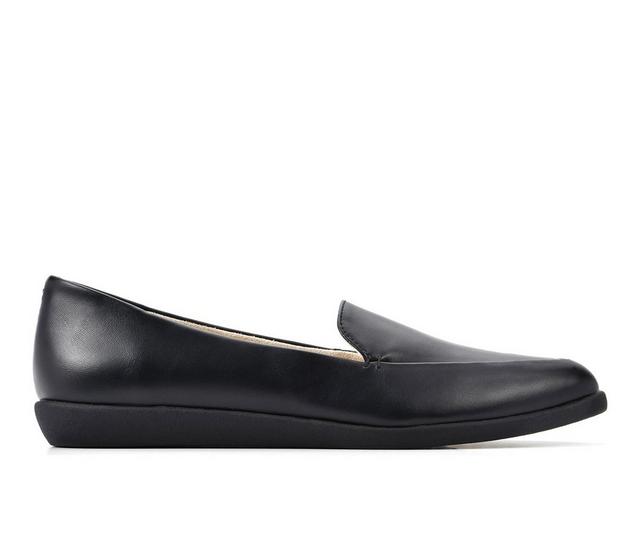 Women's Cliffs by White Mountain Mint Loafers in Black color