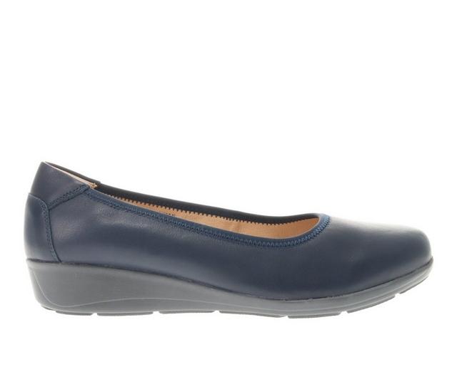 Women's Propet Yara Flats in Navy color