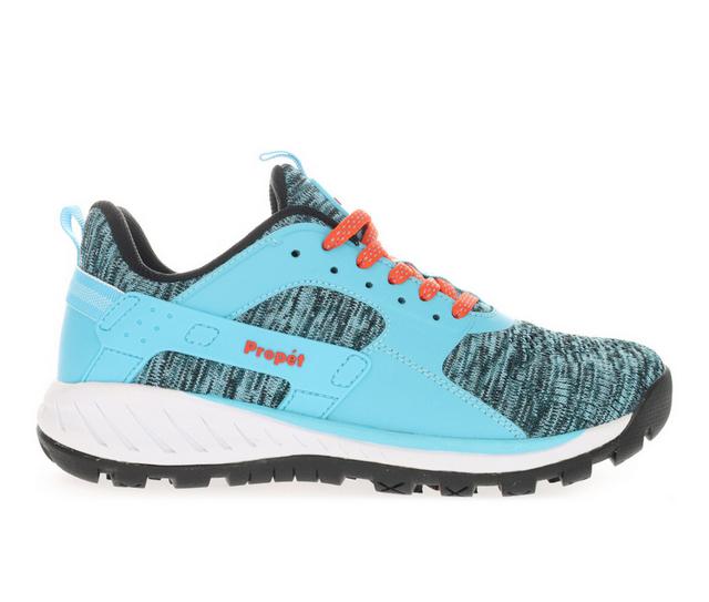 Women's Propet Visper Trail Shoes in Sky Blue color