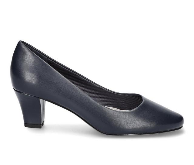 Women's Easy Street Ballari Pumps in Navy color