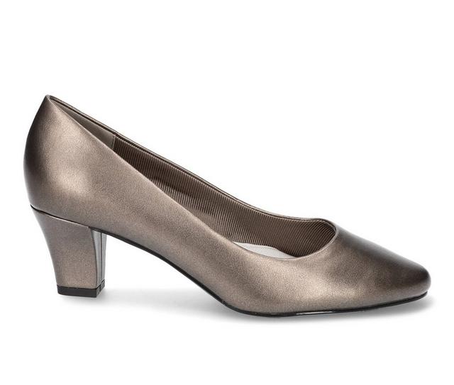 Women's Easy Street Ballari Pumps in Pewter color