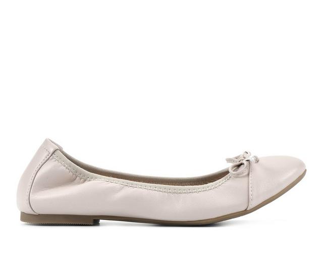 Women's White Mountain Sunnyside II Flats in Bone Smooth color