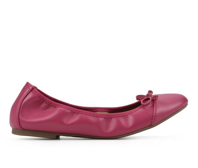 Women's White Mountain Sunnyside II Flats in Pink color