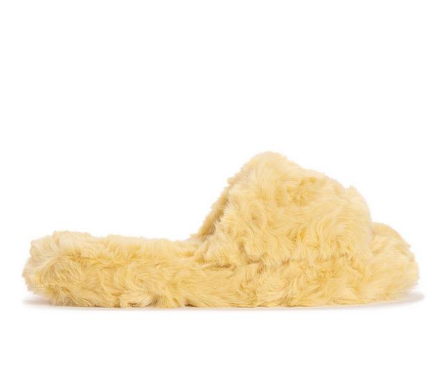 MUK LUKS Orla Slippers in Yellow color