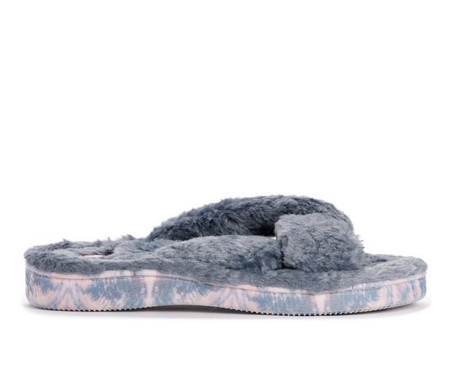 MUK LUKS Lesedi Slippers in Denim color