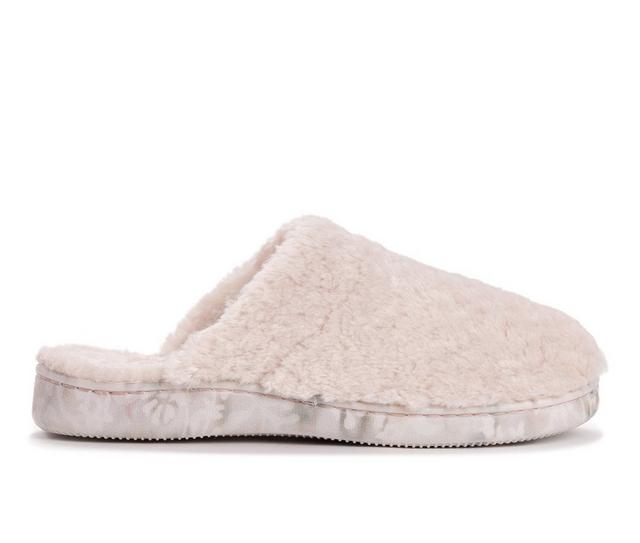 MUK LUKS Wen Slippers in Ivory color