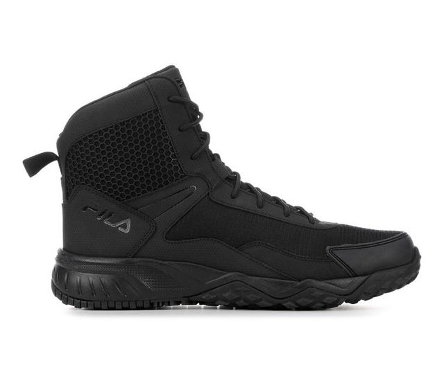 Men's Fila Chastizer Work Boots in Black color