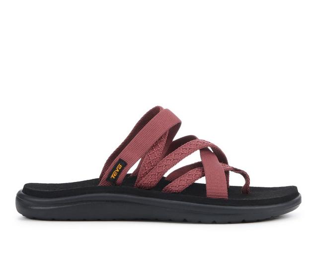 Women's Teva Voya Zillesa Sandals in Mahogany color