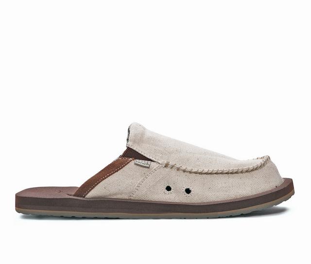 Men's Sanuk Yoga Sling Flip-Flops in NATURAL color