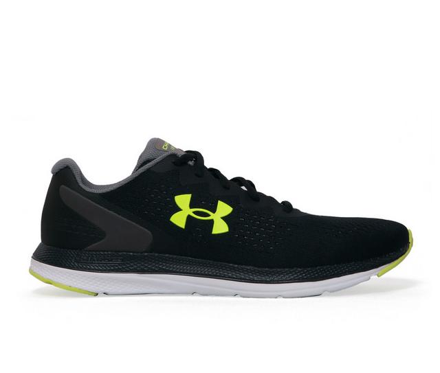 Men's Under Armour Charged Impulse 2 Running Shoes in Black/Lt Grey/H color