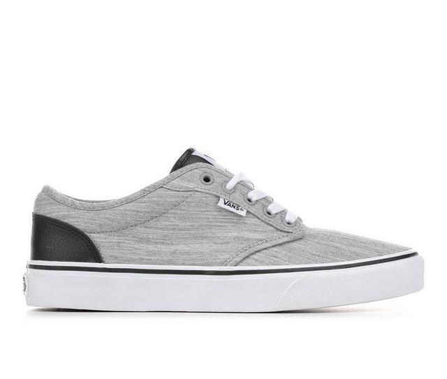 Men's Vans Atwood Skate Shoes in T+L Gry/Blk/Wht color