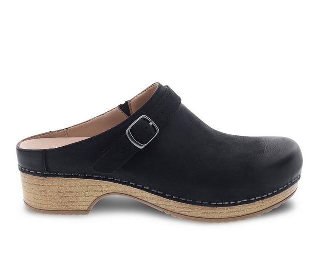 Women's Dansko Berry Clogs in Black color