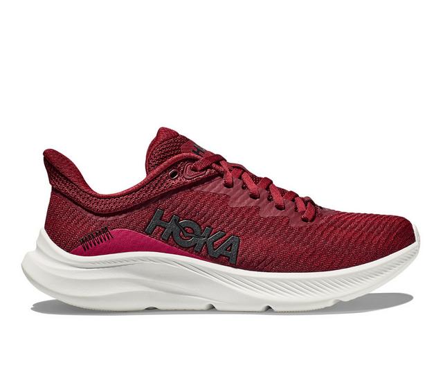 Women's Hoka One One Solimar Running Shoes in Cab/Cherry color