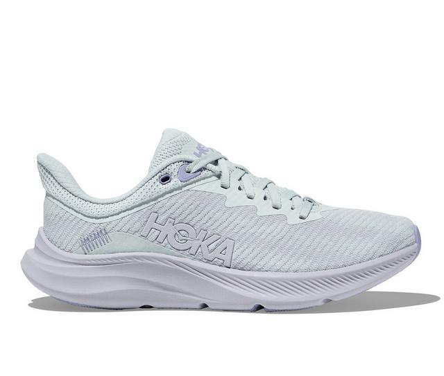 Women's Hoka Solimar Running Shoes in Illusion/Ether color