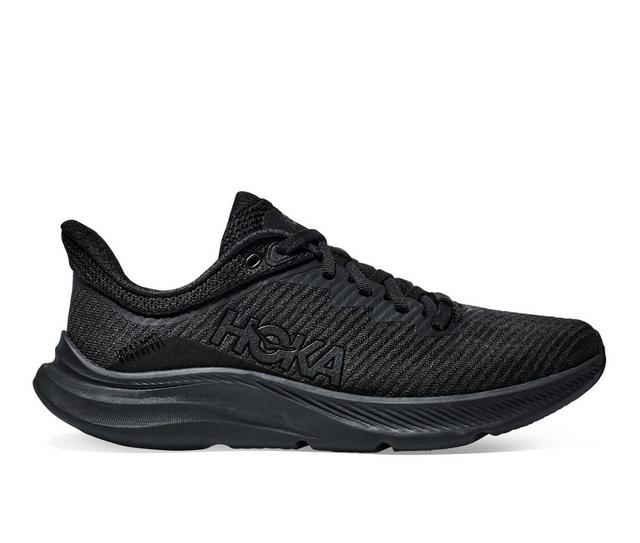 Women's Hoka Solimar Running Shoes in Black color