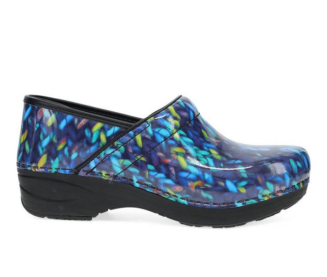 Women's Dansko XP 2.0 Wedge Clogs in Blue Knit color