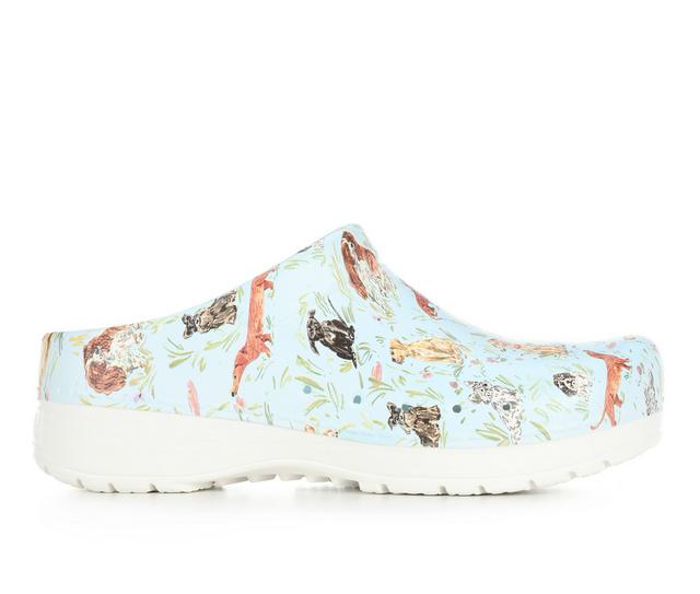 Women's Dansko Kane Clogs in Puppies color