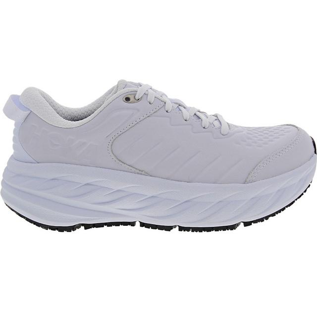 Women's Hoka Bondi SR Slip-Resistant Sneakers in White White color