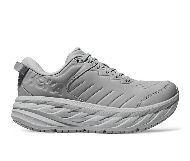 Women's Hoka Bondi SR Slip-Resistant Sneakers in Harbor Mist color