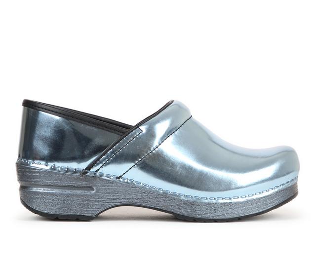 Women's Dansko Professional Clogs in Sky Chrome color