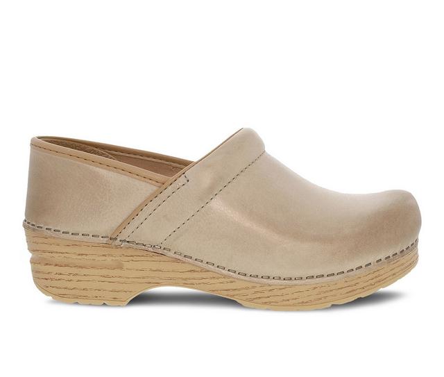 Women's Dansko Professional Clogs in Sand color