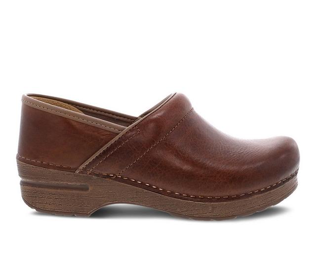 Women's Dansko Professional Clogs in Saddle color