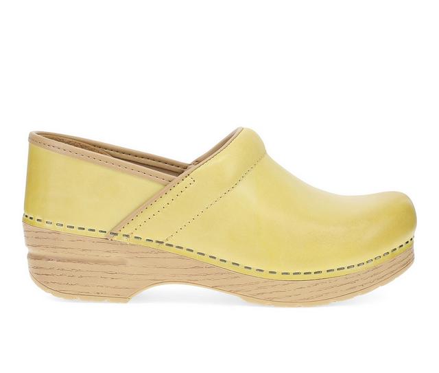 Women's Dansko Professional Clogs in Lemonade color
