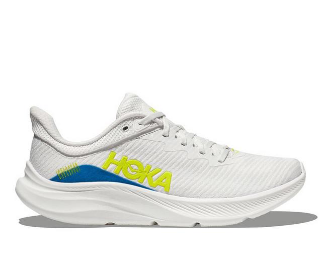 Men's Hoka Solimar Running Shoes in White/Blue color