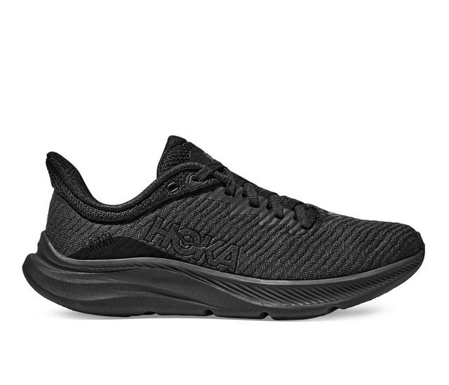 Men's Hoka Solimar Running Shoes in Black/Black color