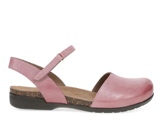 Women's Dansko Rowan Clogs in Pink color