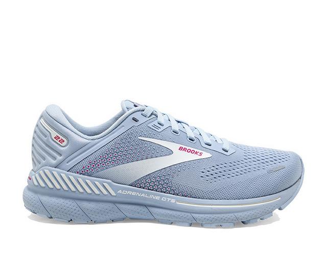 Women's Brooks Adrenaline GTS 22 Running Shoes in Kentucky Blue color