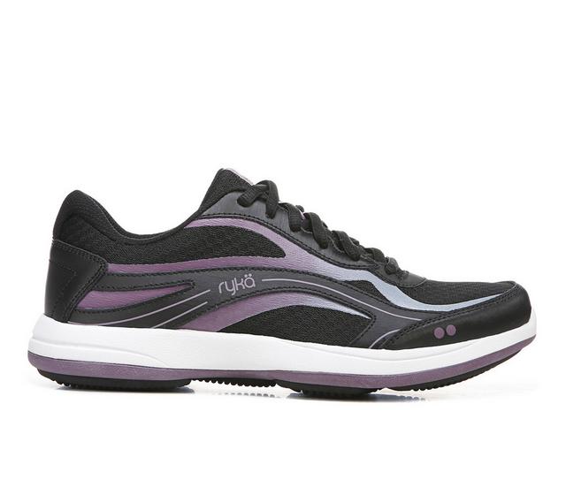 Women's Ryka Agility Walking Shoes in Black color