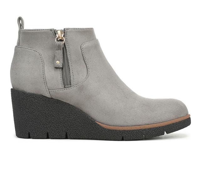 Women's Dr. Scholls Bianca Booties in Calm Grey color