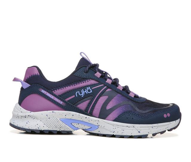 Women's Ryka Sky Walk Trail 2 Trail Running Shoes in Navy color