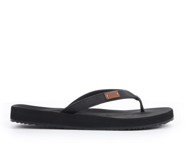 Women's Flojos Billie Flip-Flops in Black color