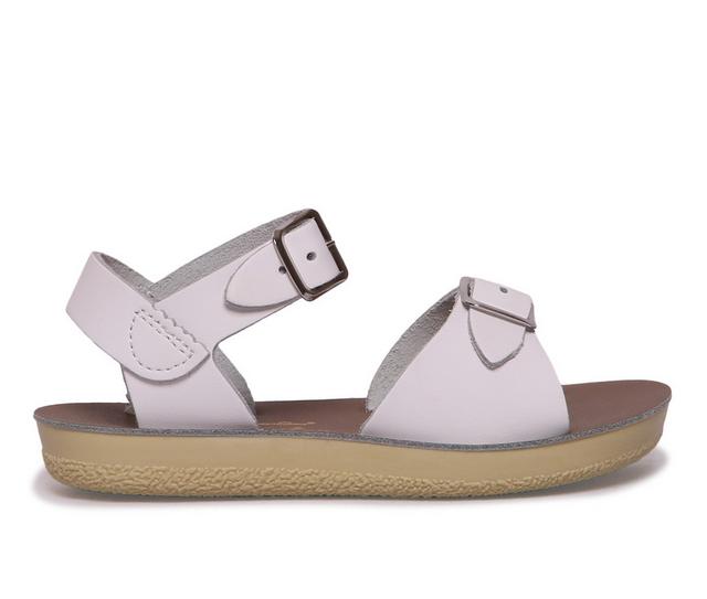 Girls' SUN-SAN Toddler & Little Kid Surfer Sandals in White color