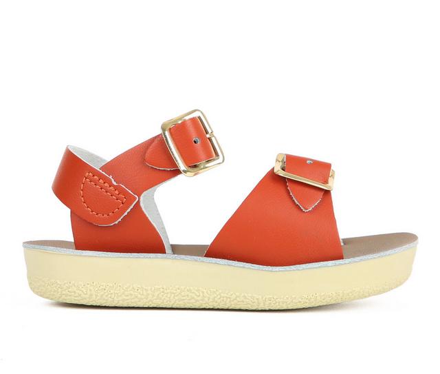 Girls' SUN-SAN Toddler & Little Kid Surfer Sandals in Paprika color