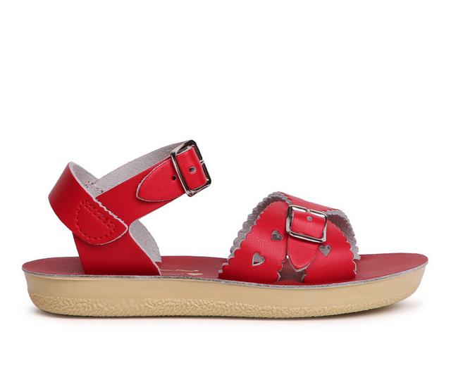 Girls' SUN-SAN Infant & Toddler & Little Kid Sweetheart Sandals in Red color