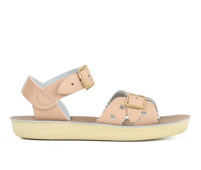 Girls' SUN-SAN Infant & Toddler & Little Kid Sweetheart Sandals in Latte color